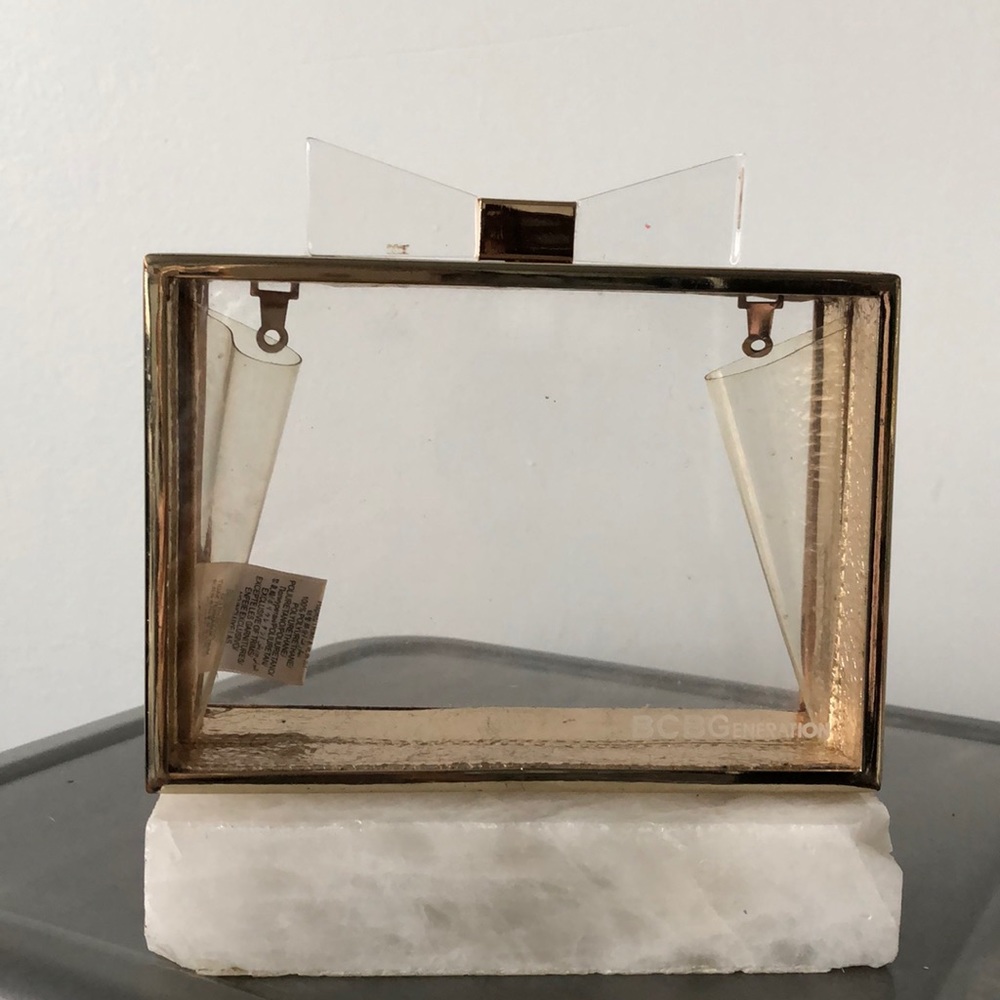 BCBG Acrylic Clutch Purse - Picture 5 of 5